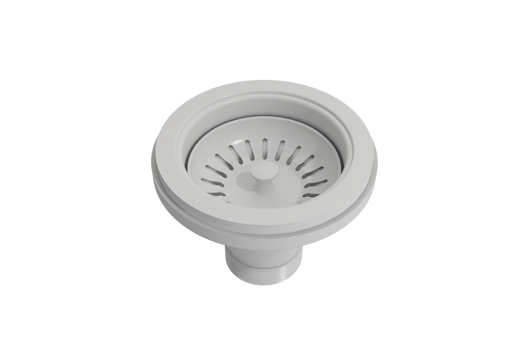 Kitchen Sink Strainer - Matte White